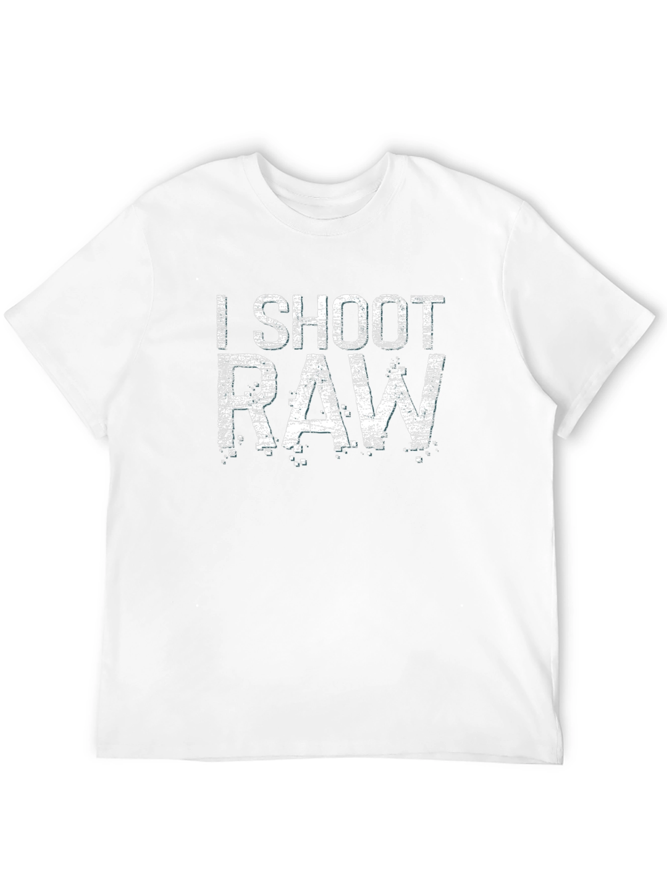I Shoot RAW Graphic T-Shirt - Photography Enthusiast Tee