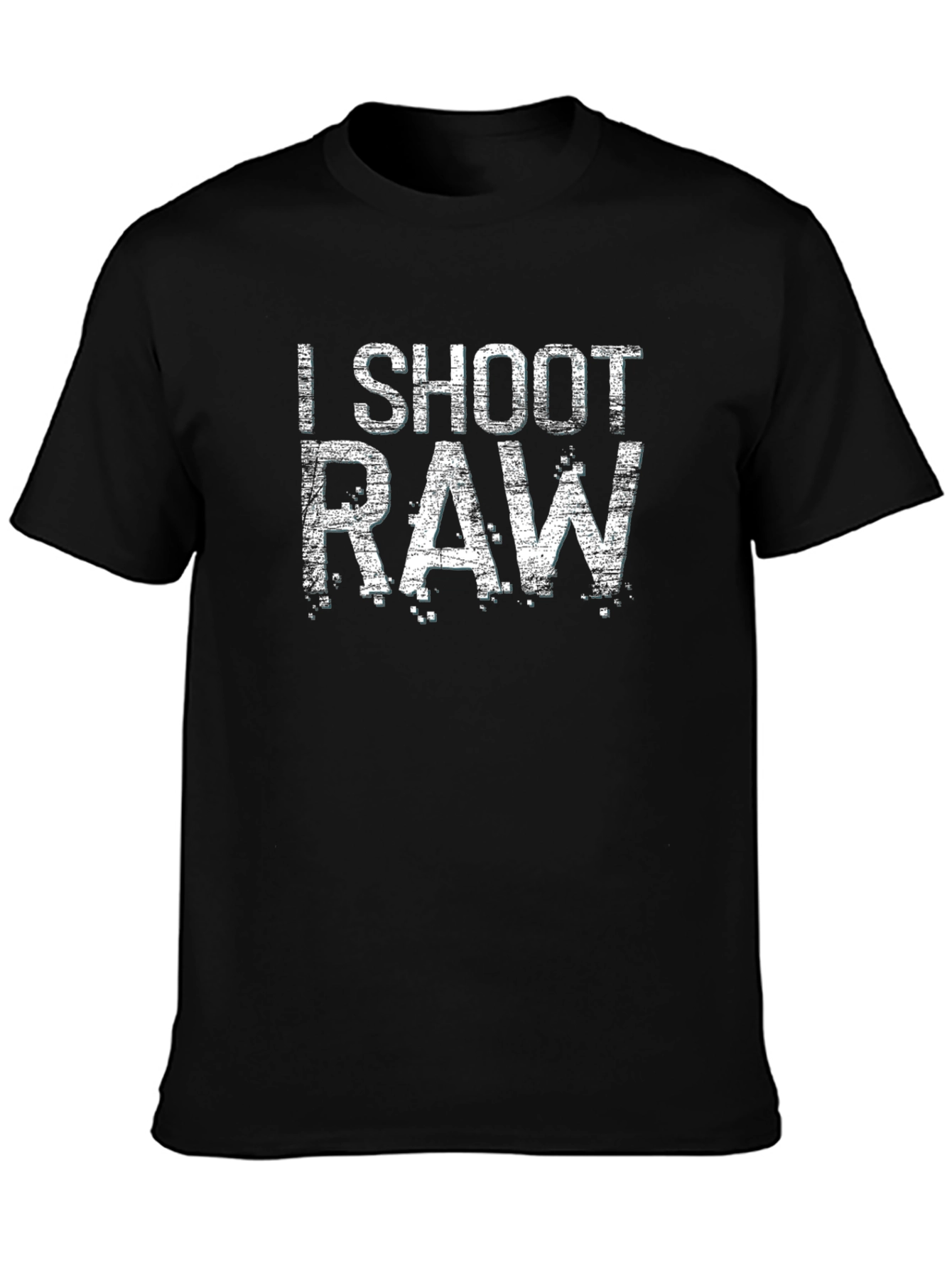 I Shoot RAW Graphic T-Shirt - Photography Enthusiast Tee