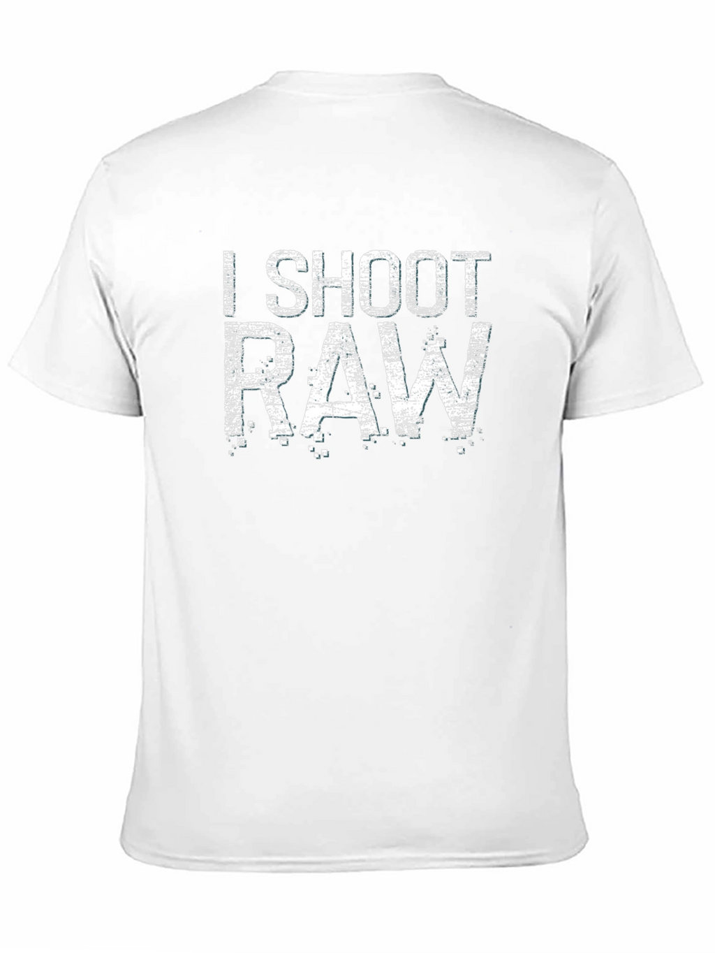I Shoot RAW Graphic T-Shirt - Photography Enthusiast Tee