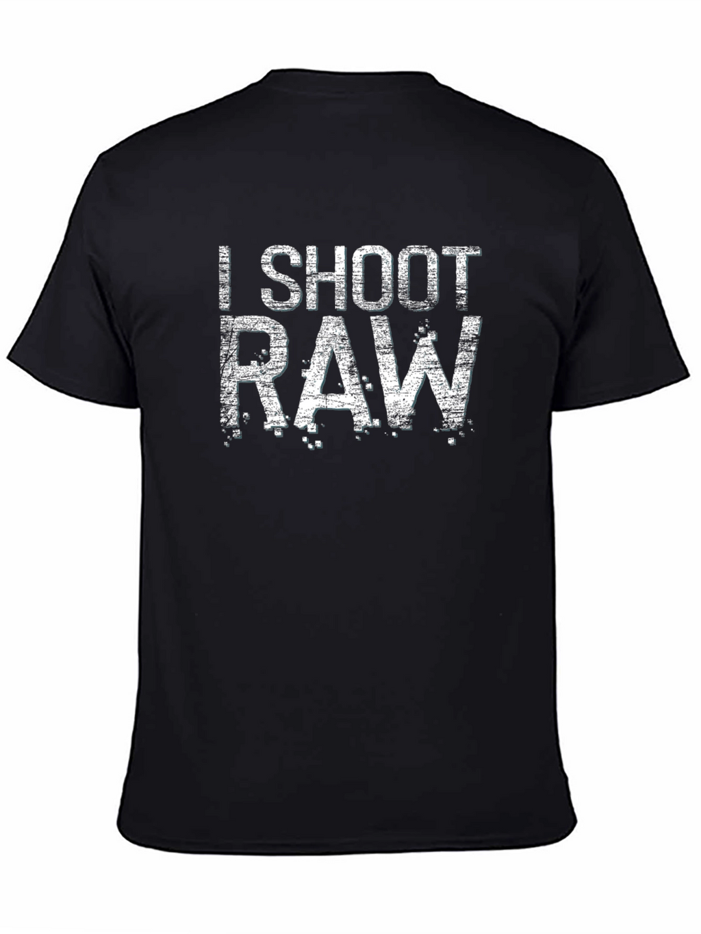 I Shoot RAW Graphic T-Shirt - Photography Enthusiast Tee