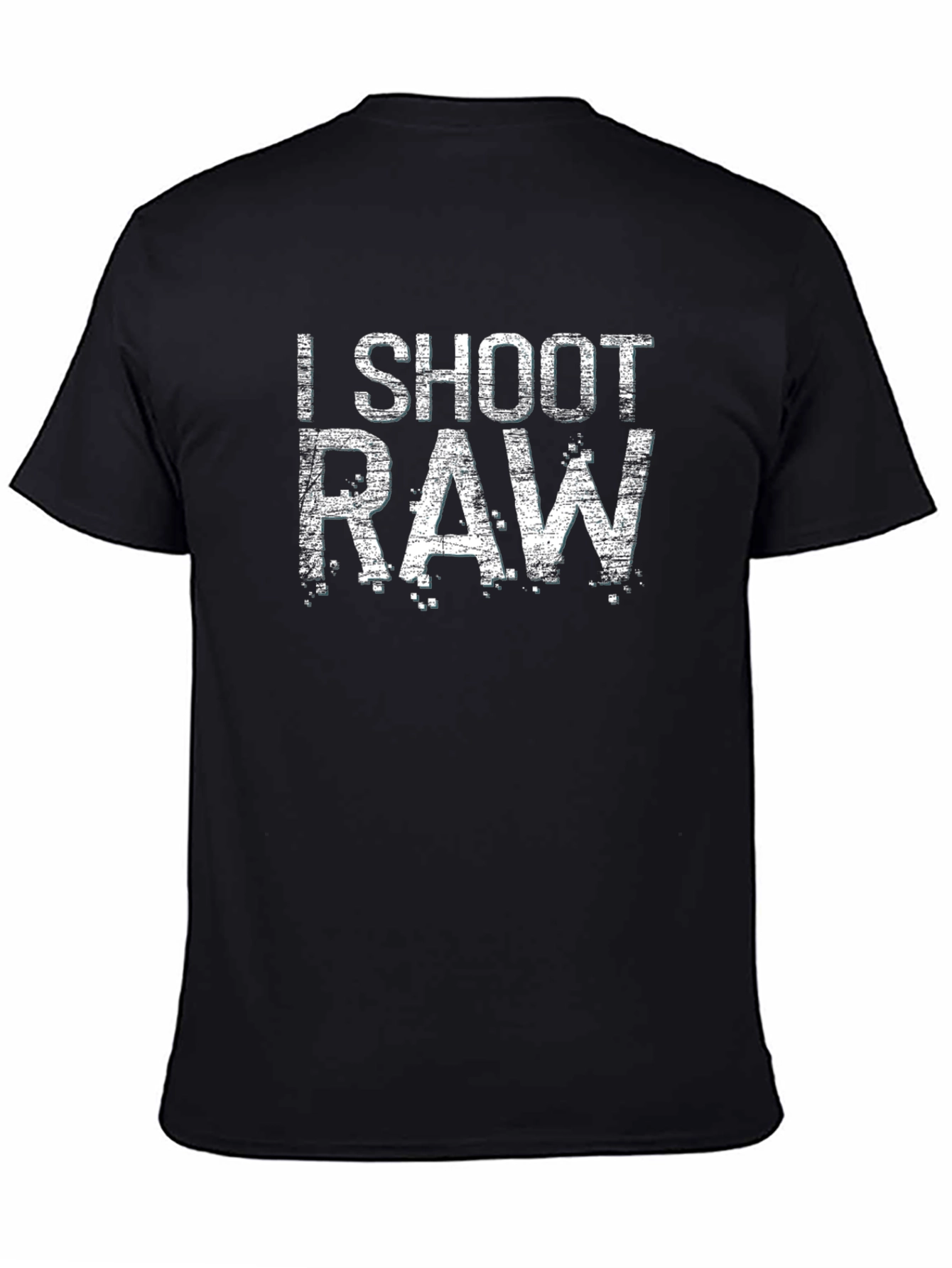 I Shoot RAW Graphic T-Shirt - Photography Enthusiast Tee