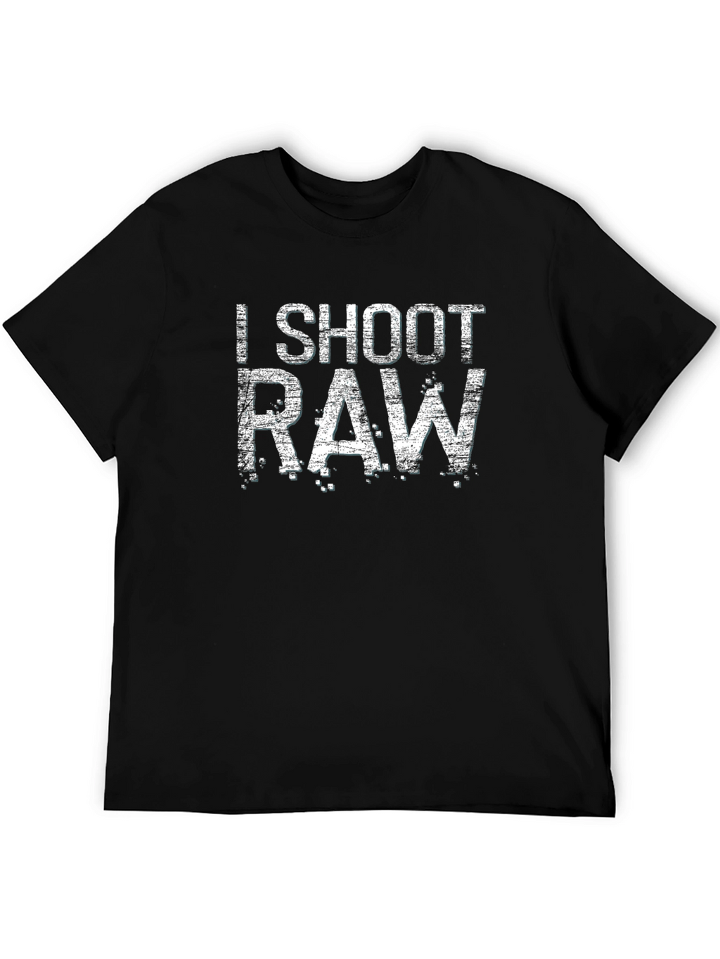 I Shoot RAW Graphic T-Shirt - Photography Enthusiast Tee