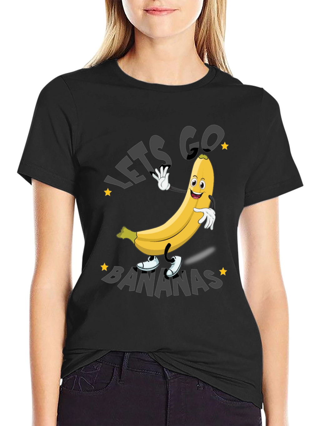 Lets Go Bananas T-Shirt Funny Fruit Tee