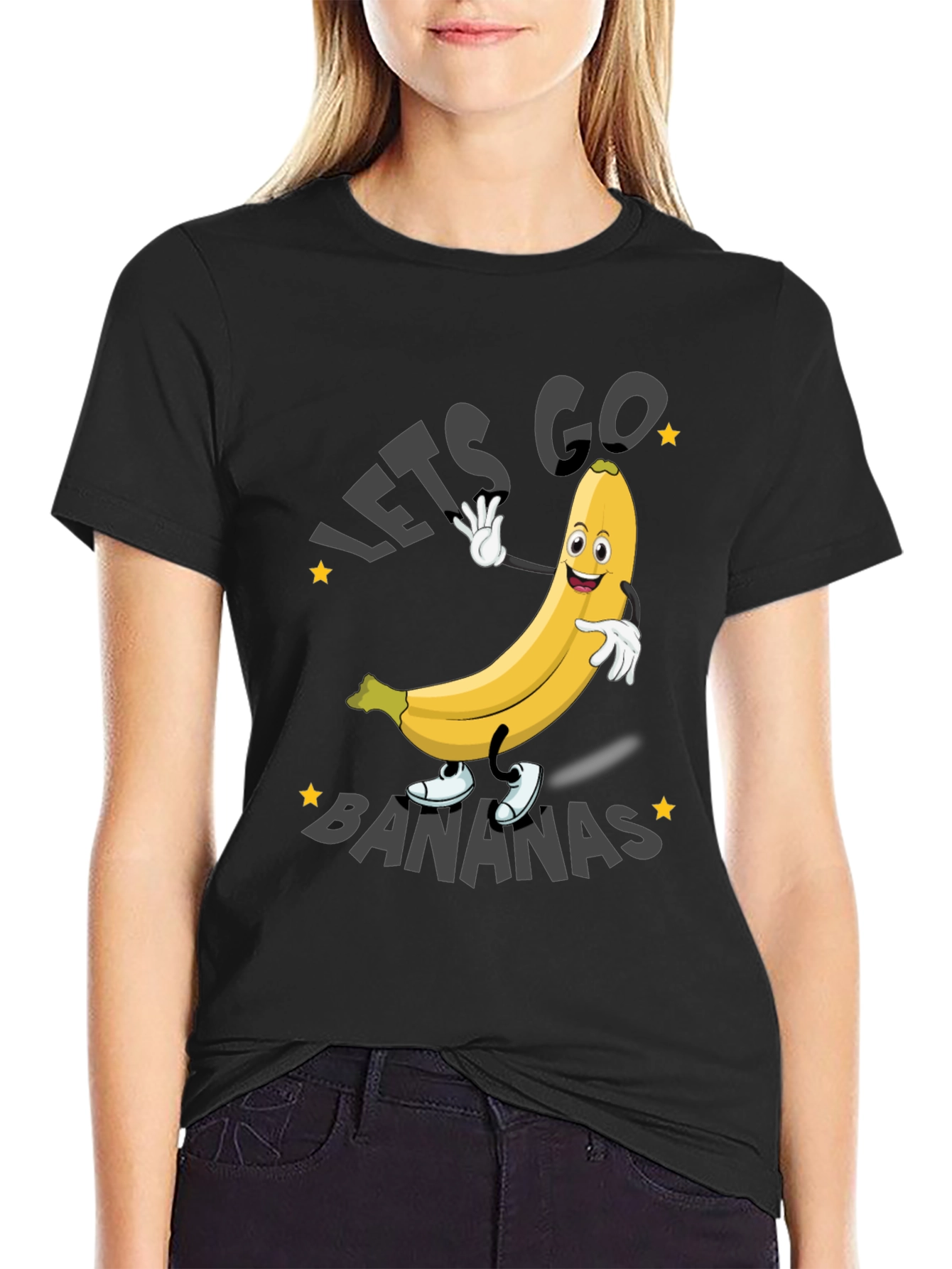 Lets Go Bananas T-Shirt Funny Fruit Tee