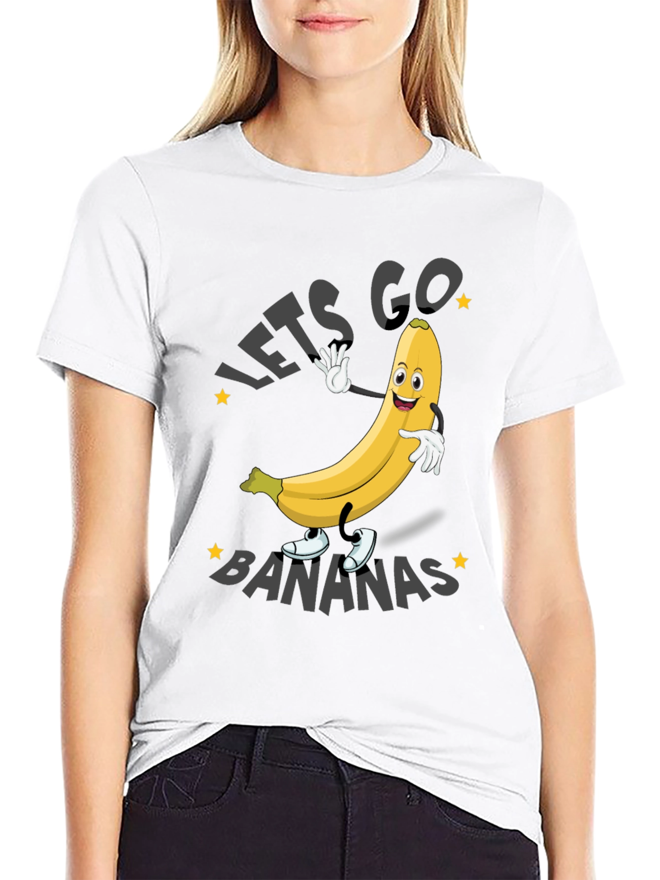 Lets Go Bananas T-Shirt Funny Fruit Tee