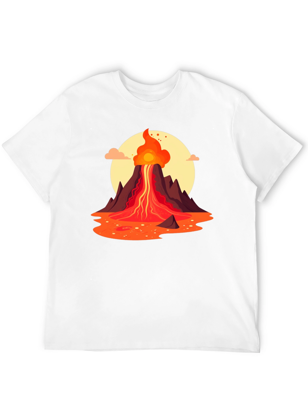 Volcano Graphic Tee - Black