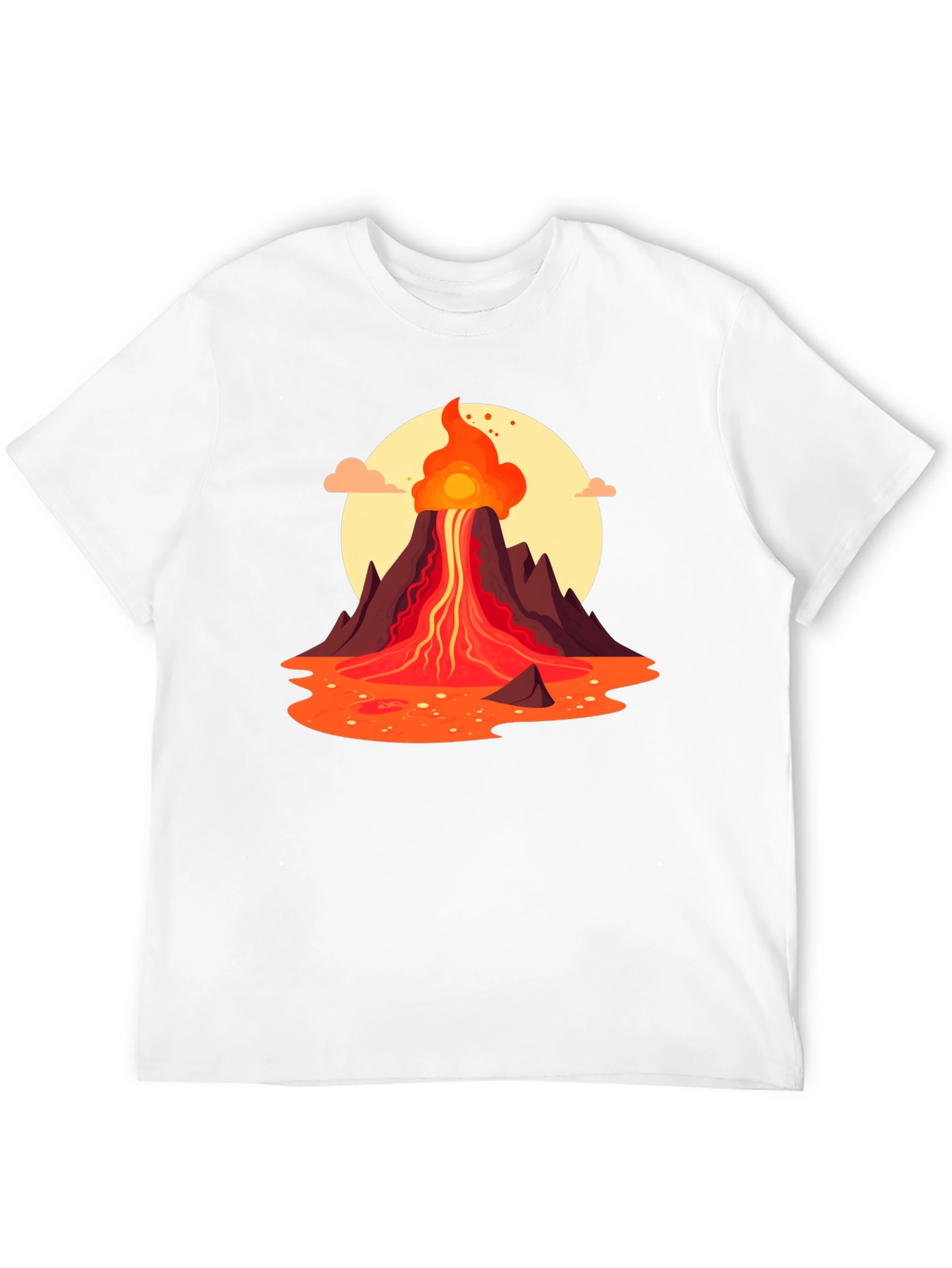 Volcano Graphic Tee - Black