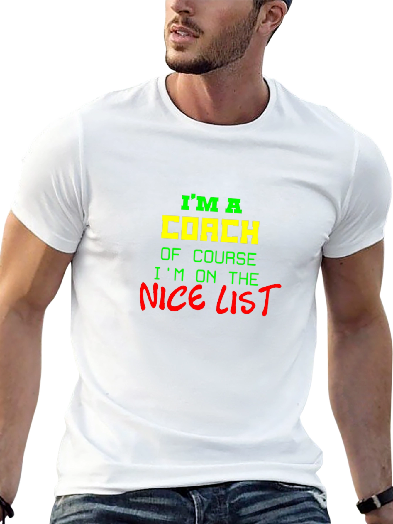 Im a Coach Nice List Graphic Tee