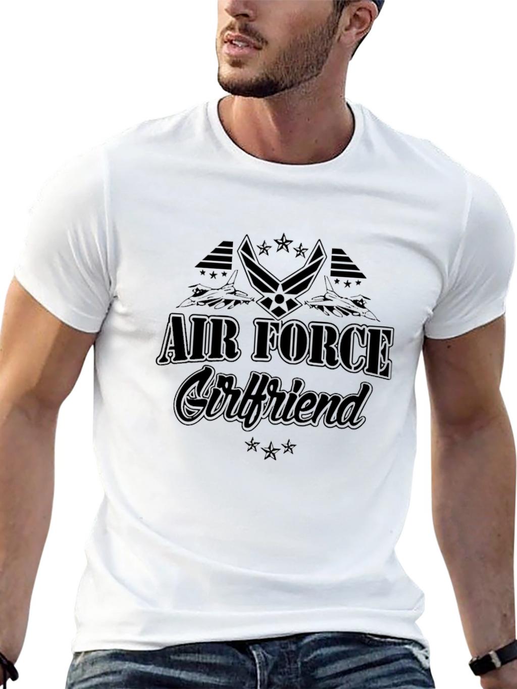 Air Force Girlfriend Graphic T-Shirt