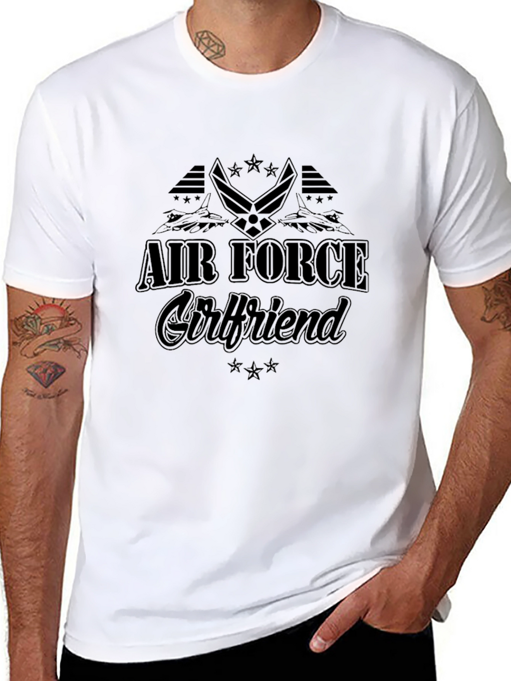 Air Force Girlfriend Graphic T-Shirt