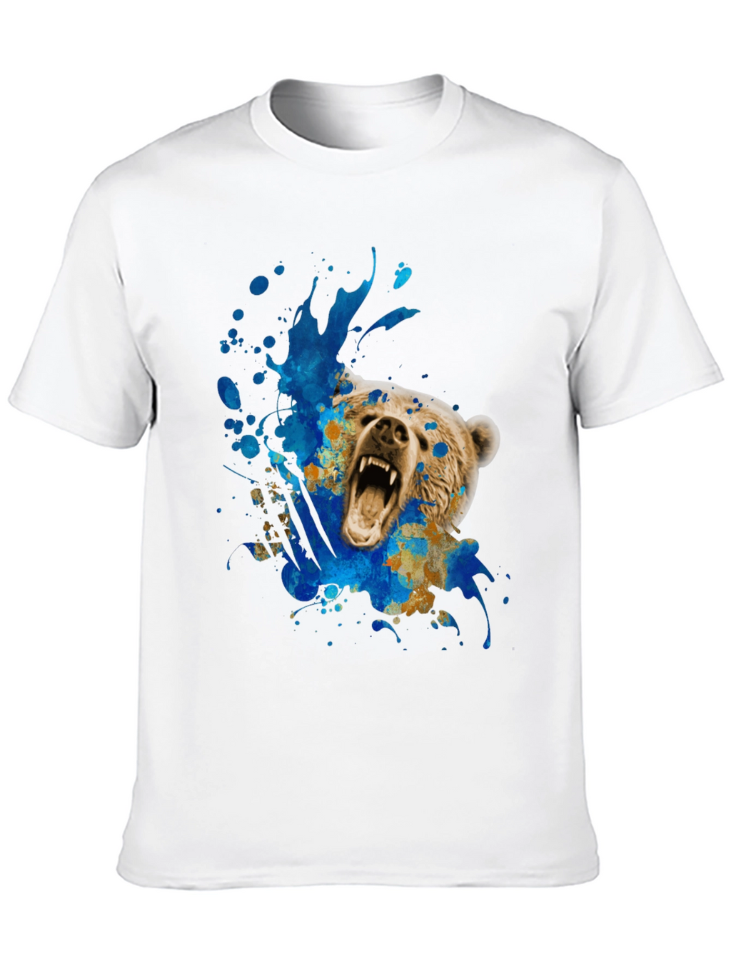 Bear Graphic Tee - Mens Black T-Shirt