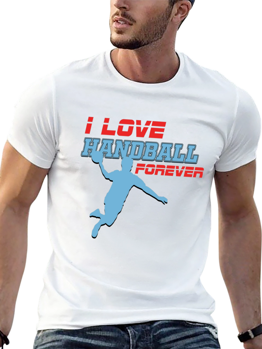 Handball Fan T-Shirt - I Love Handball Forever
