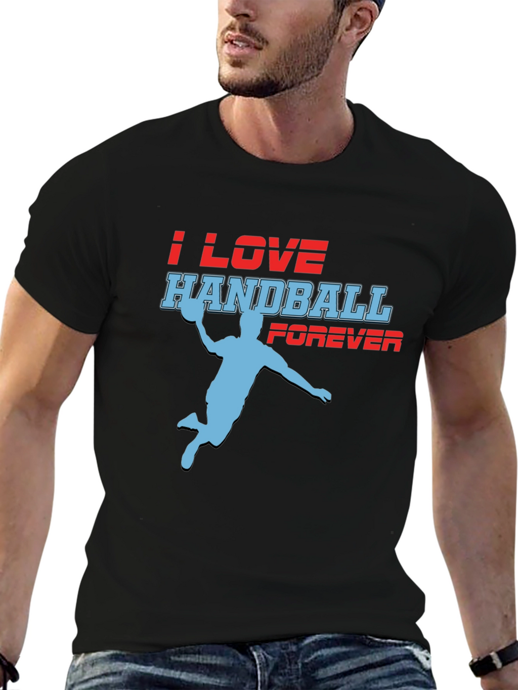 Handball Fan T-Shirt - I Love Handball Forever