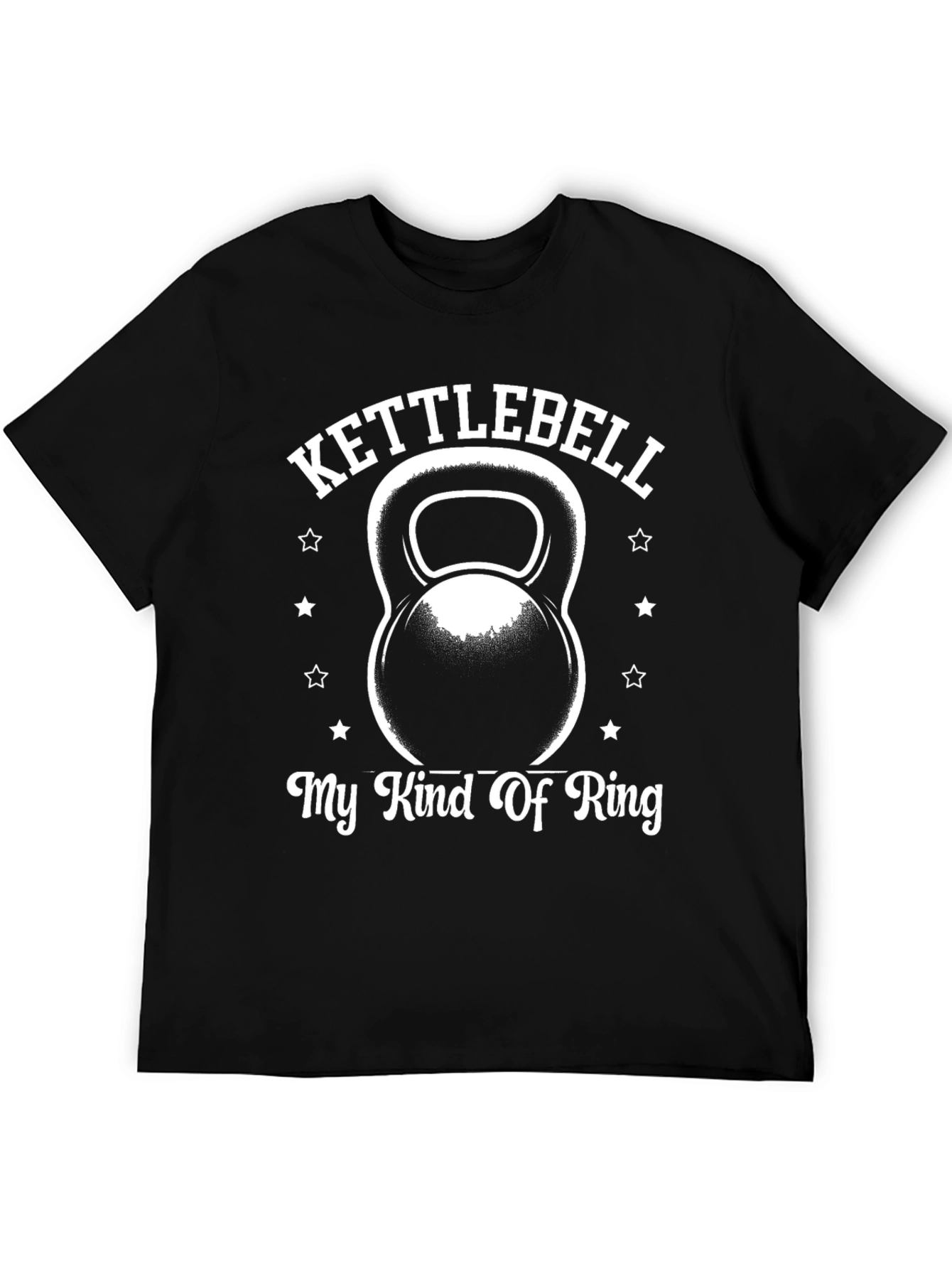 Kettlebell My Kind Of Ring Black T-Shirt Gym Workout