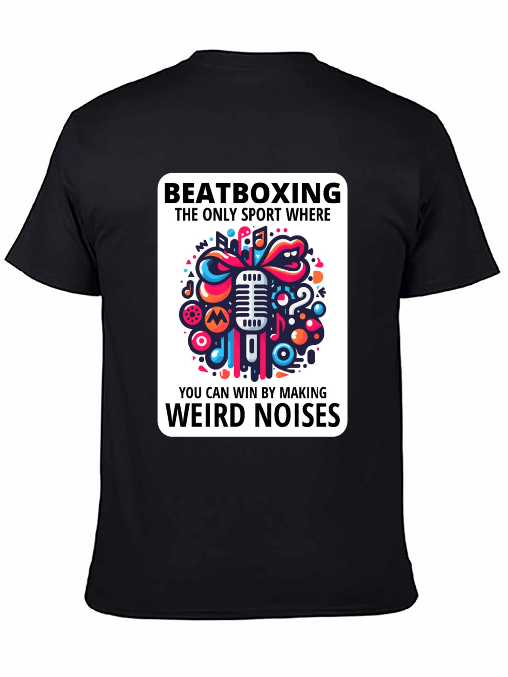 Beatboxing Weird Noises Graphic Tee