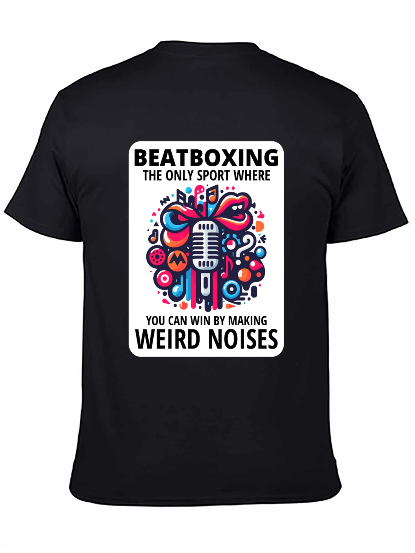 Beatboxing Weird Noises Graphic Tee