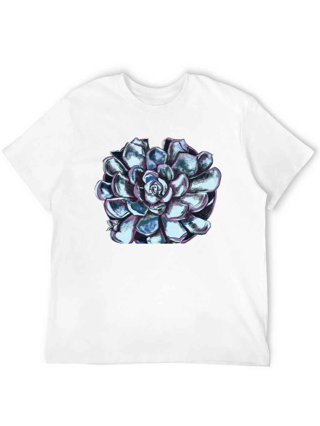 Succulent Graphic Tee - Black Unisex T-Shirt