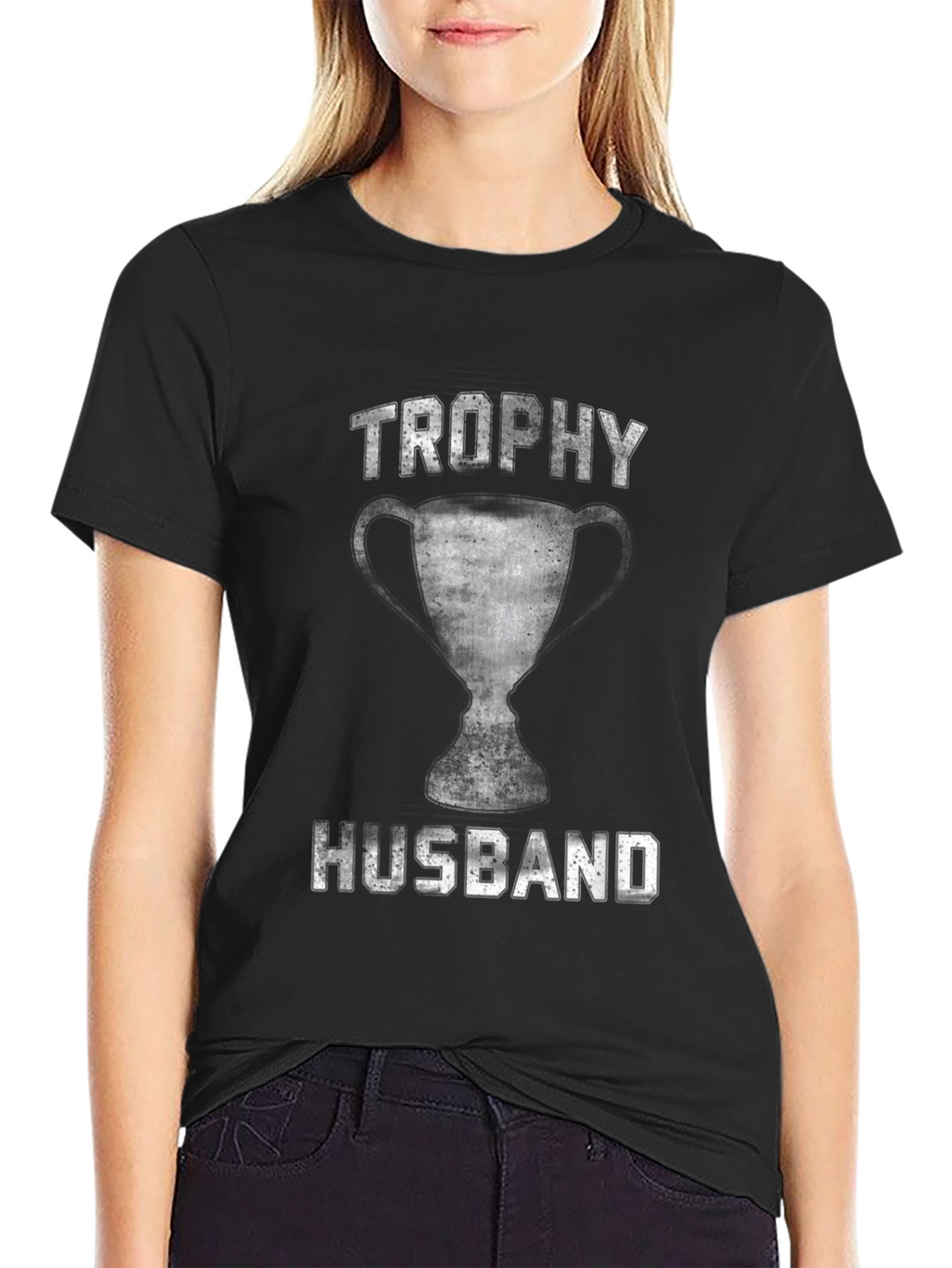 Trophy Husband Graphic Tee - Funny Husband Gift