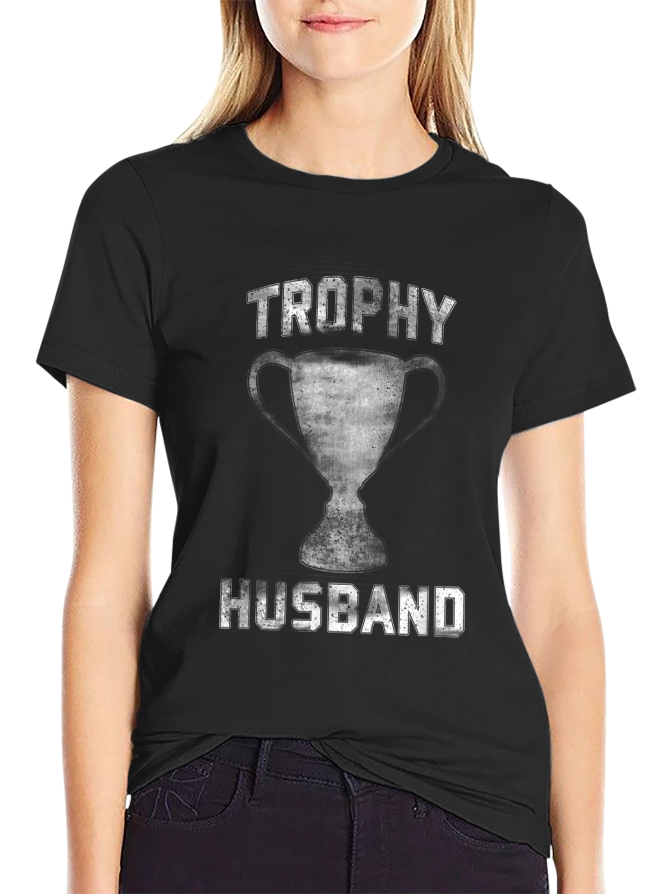 Trophy Husband Graphic Tee - Funny Husband Gift