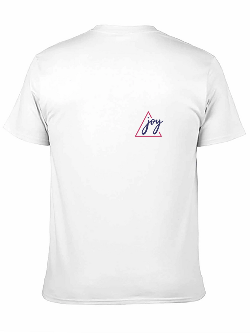 Joy Triangle Graphic Tee - Black Casual T-Shirt