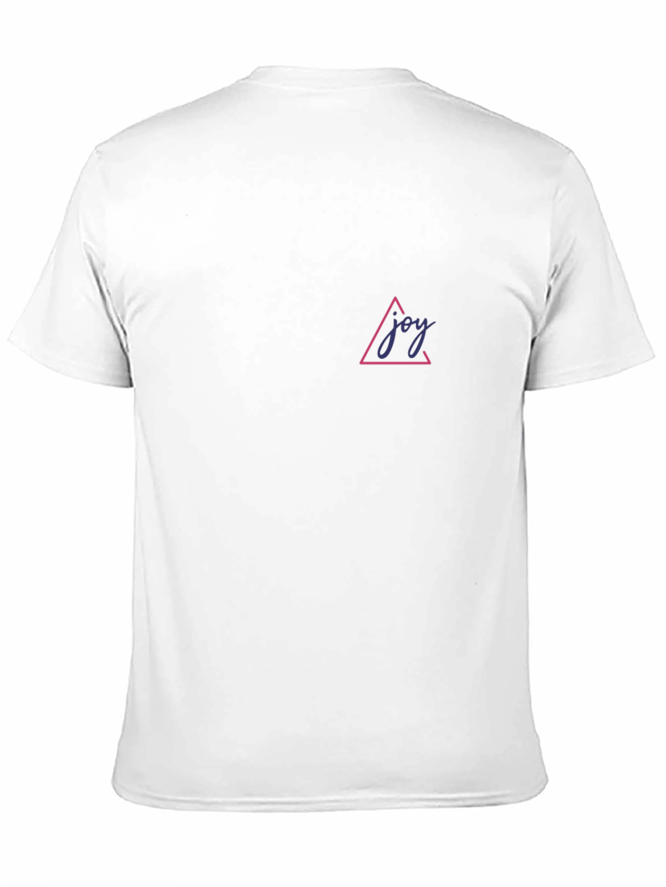 Joy Triangle Graphic Tee - Black Casual T-Shirt