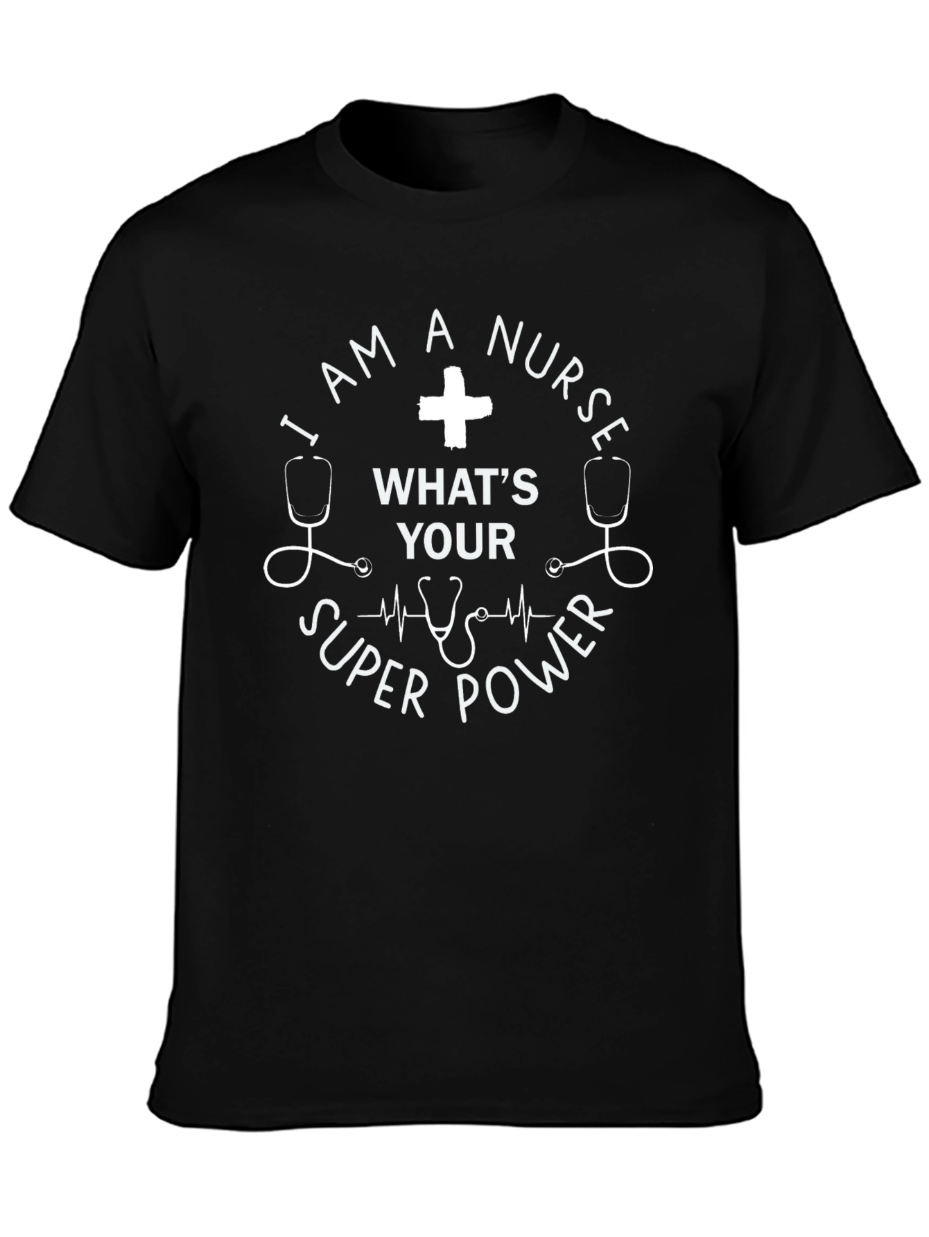 Nurse Superpower Graphic T-Shirt