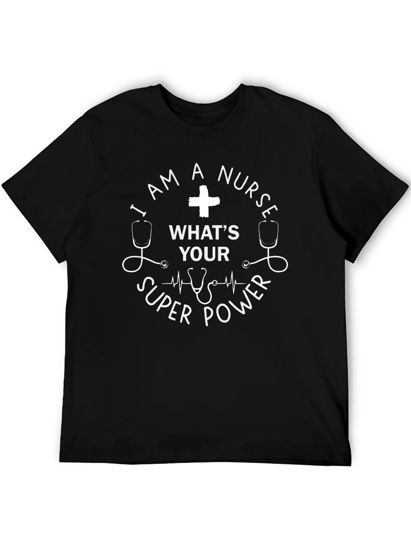 Nurse Superpower Graphic T-Shirt