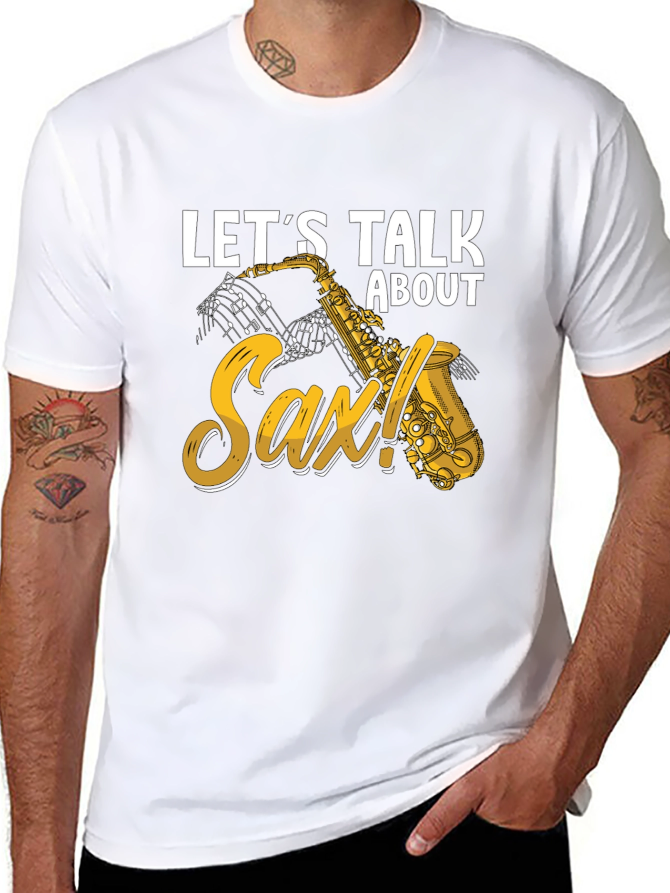 Lets Talk About Sax T-Shirt