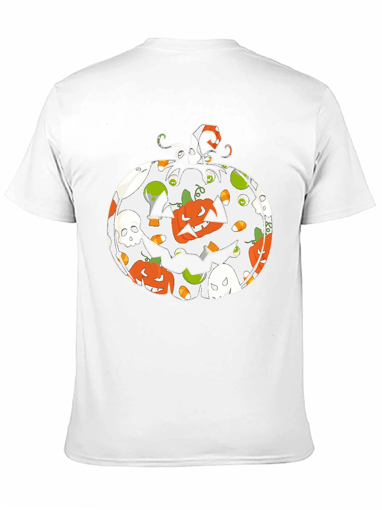Halloween Pumpkin Pattern T-Shirt