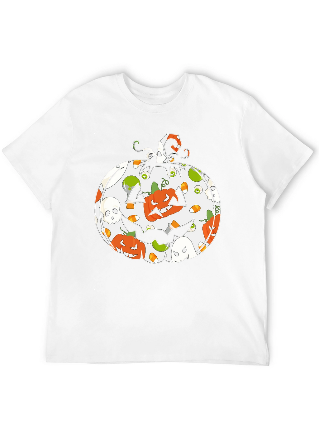 Halloween Pumpkin Pattern T-Shirt