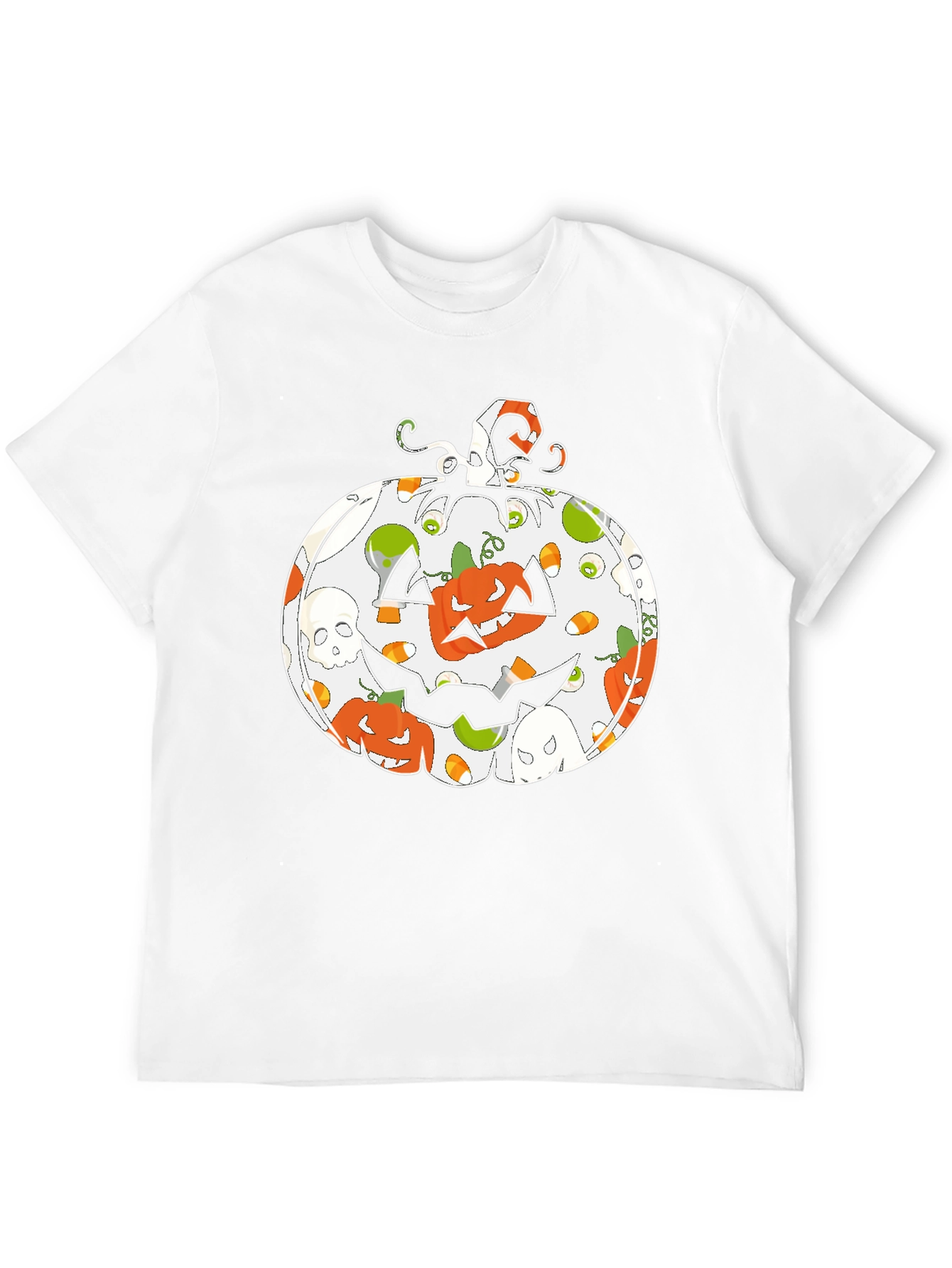 Halloween Pumpkin Pattern T-Shirt