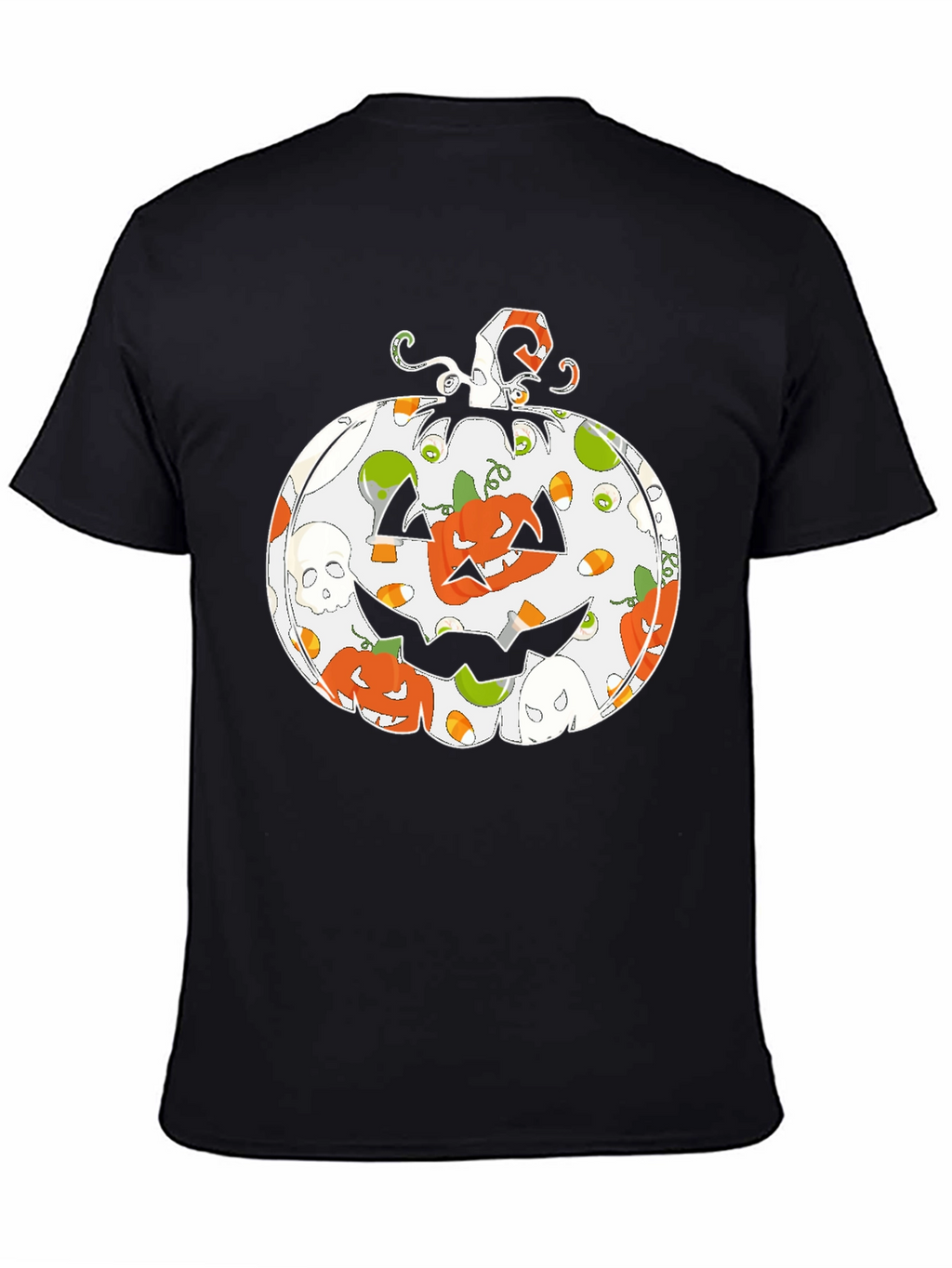 Halloween Pumpkin Pattern T-Shirt