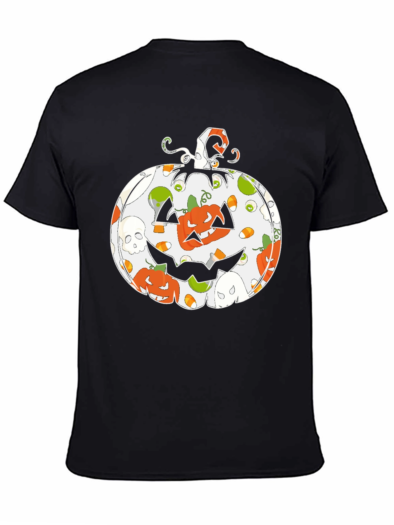 Halloween Pumpkin Pattern T-Shirt