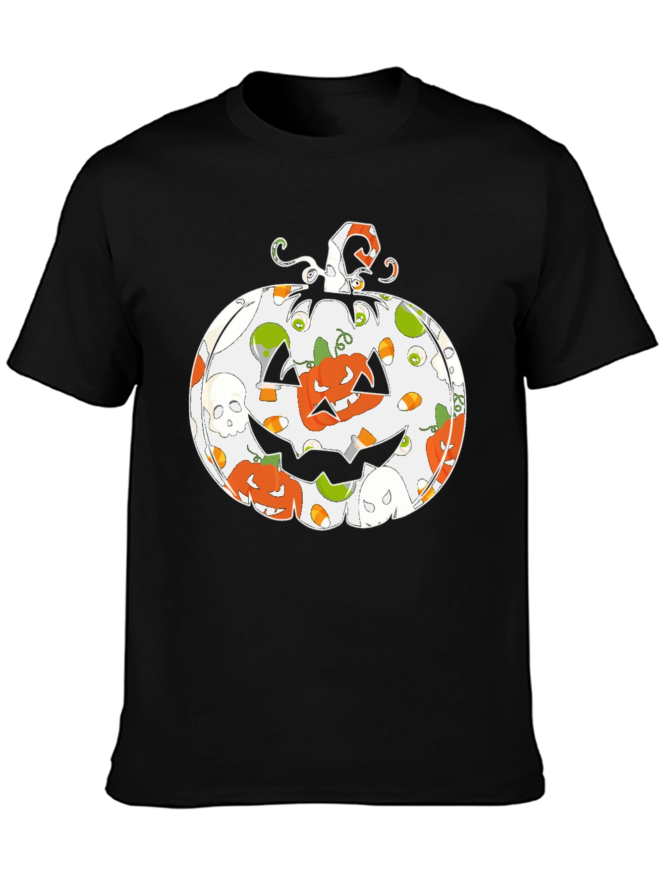 Halloween Pumpkin Pattern T-Shirt