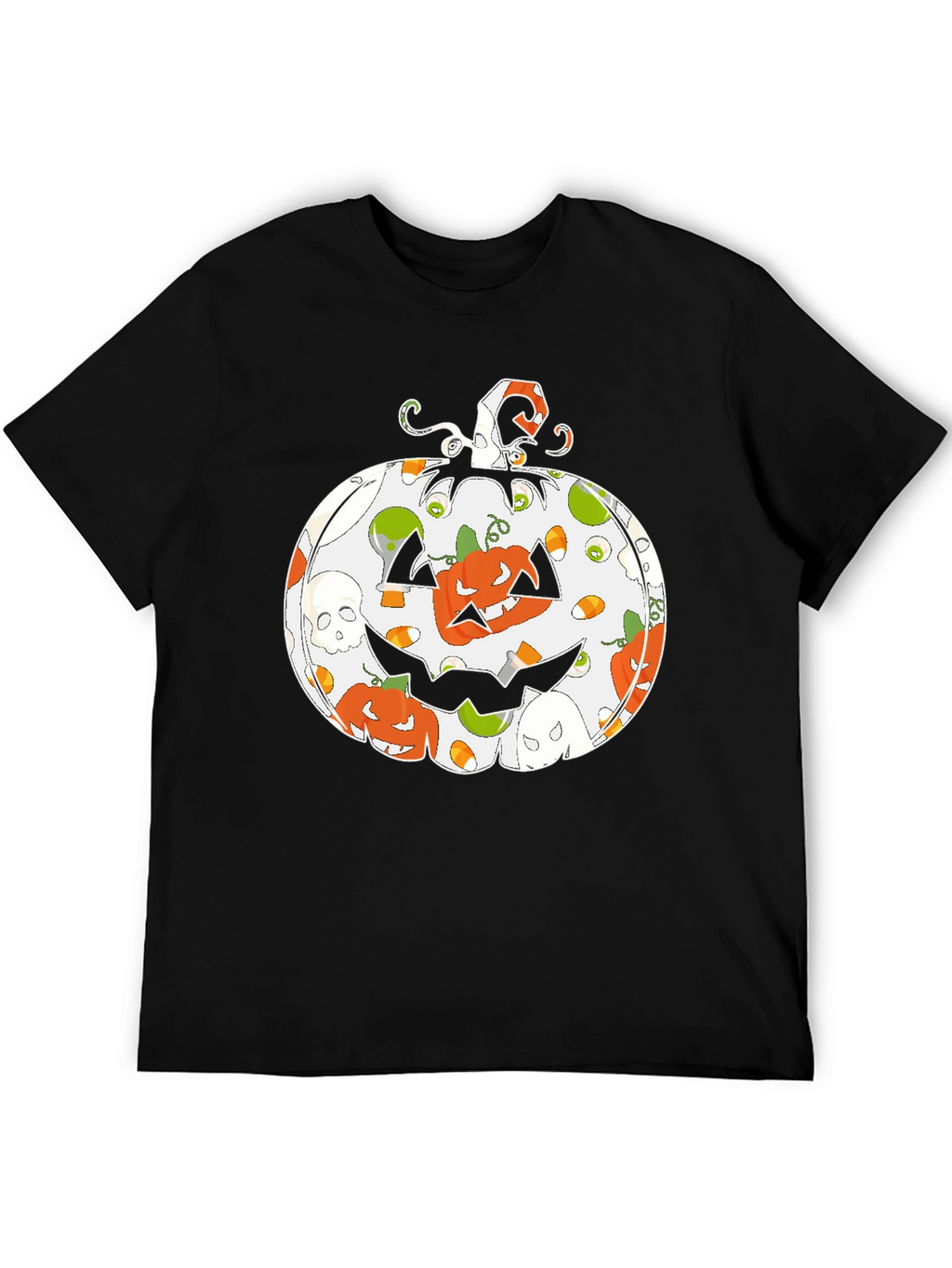 Halloween Pumpkin Pattern T-Shirt