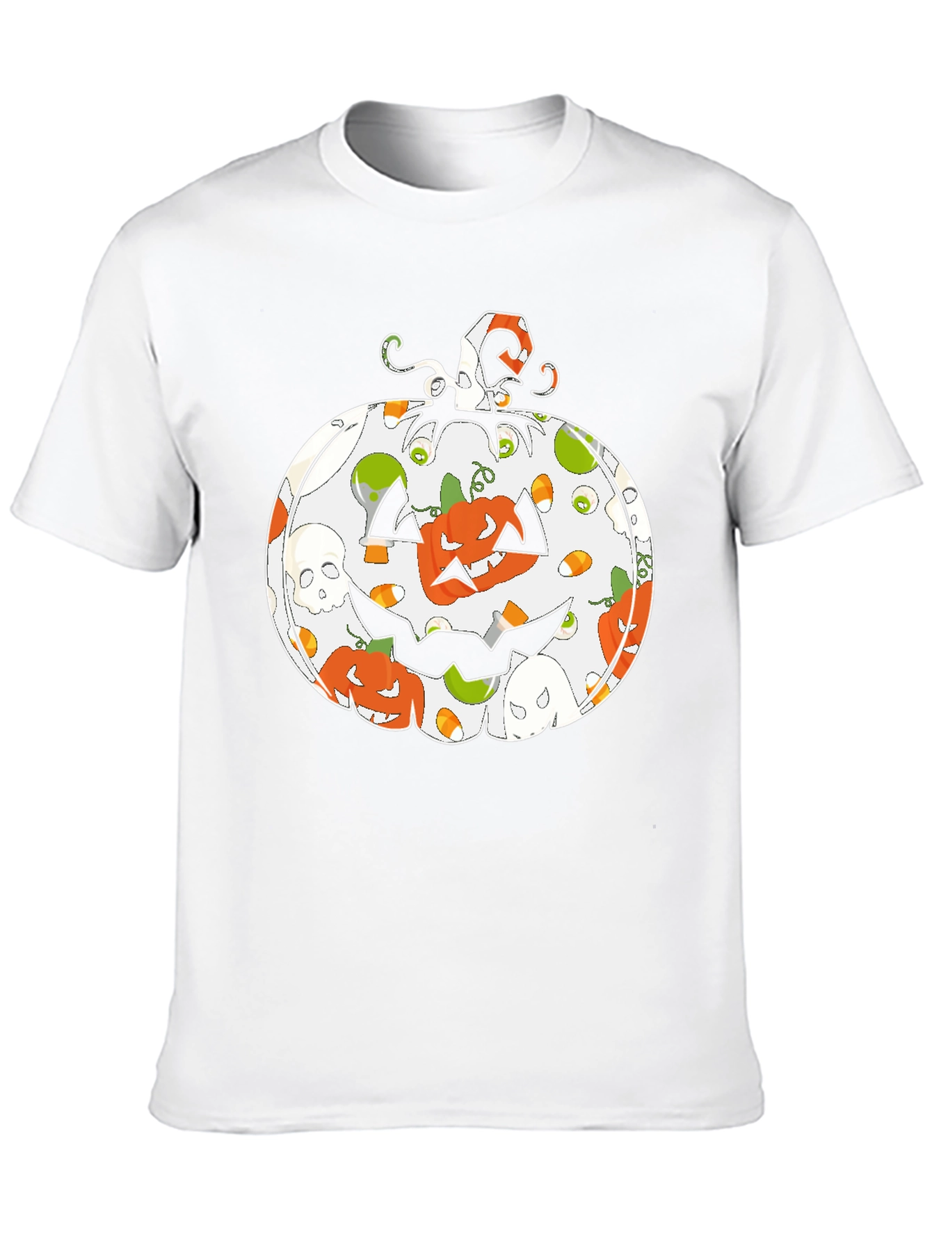 Halloween Pumpkin Pattern T-Shirt