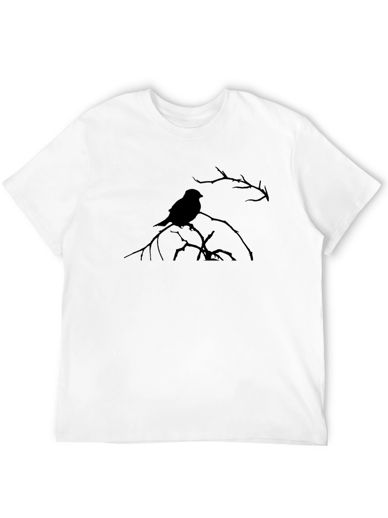 Bird on Branch Graphic Tee - Casual Comfort