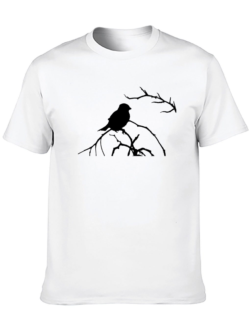 Bird on Branch Graphic Tee - Casual Comfort
