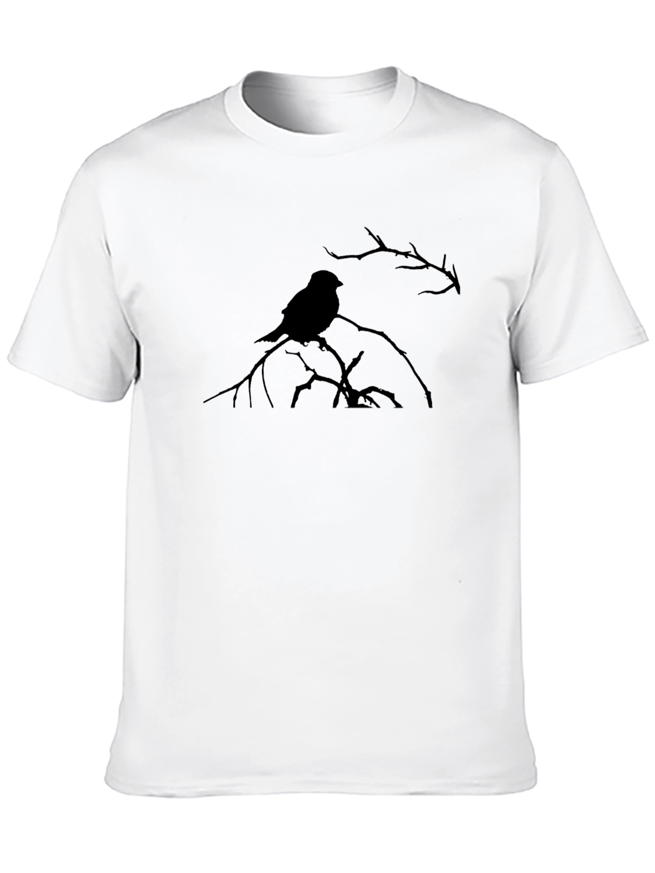 Bird on Branch Graphic Tee - Casual Comfort