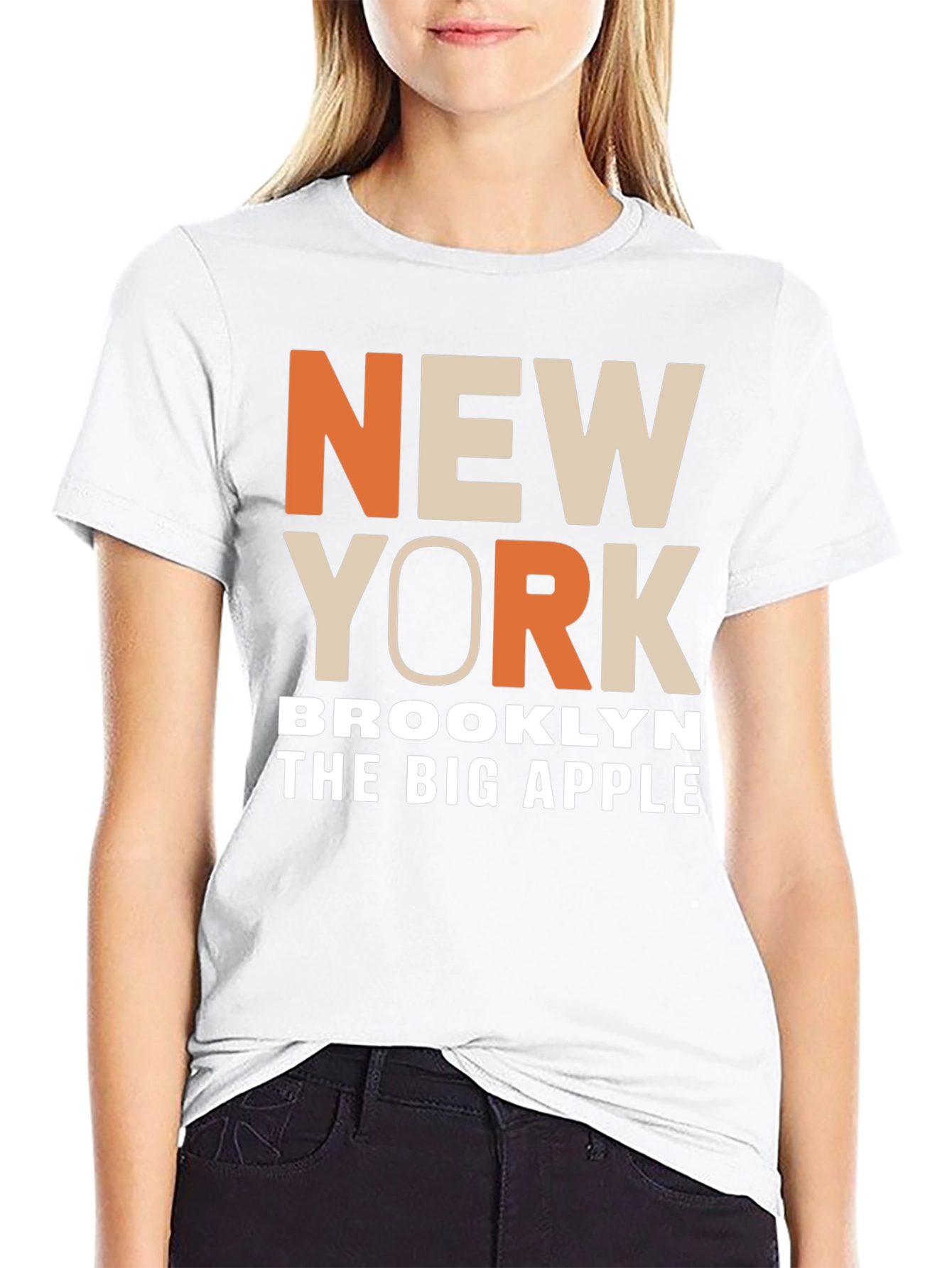 New York Brooklyn Big Apple T-Shirt