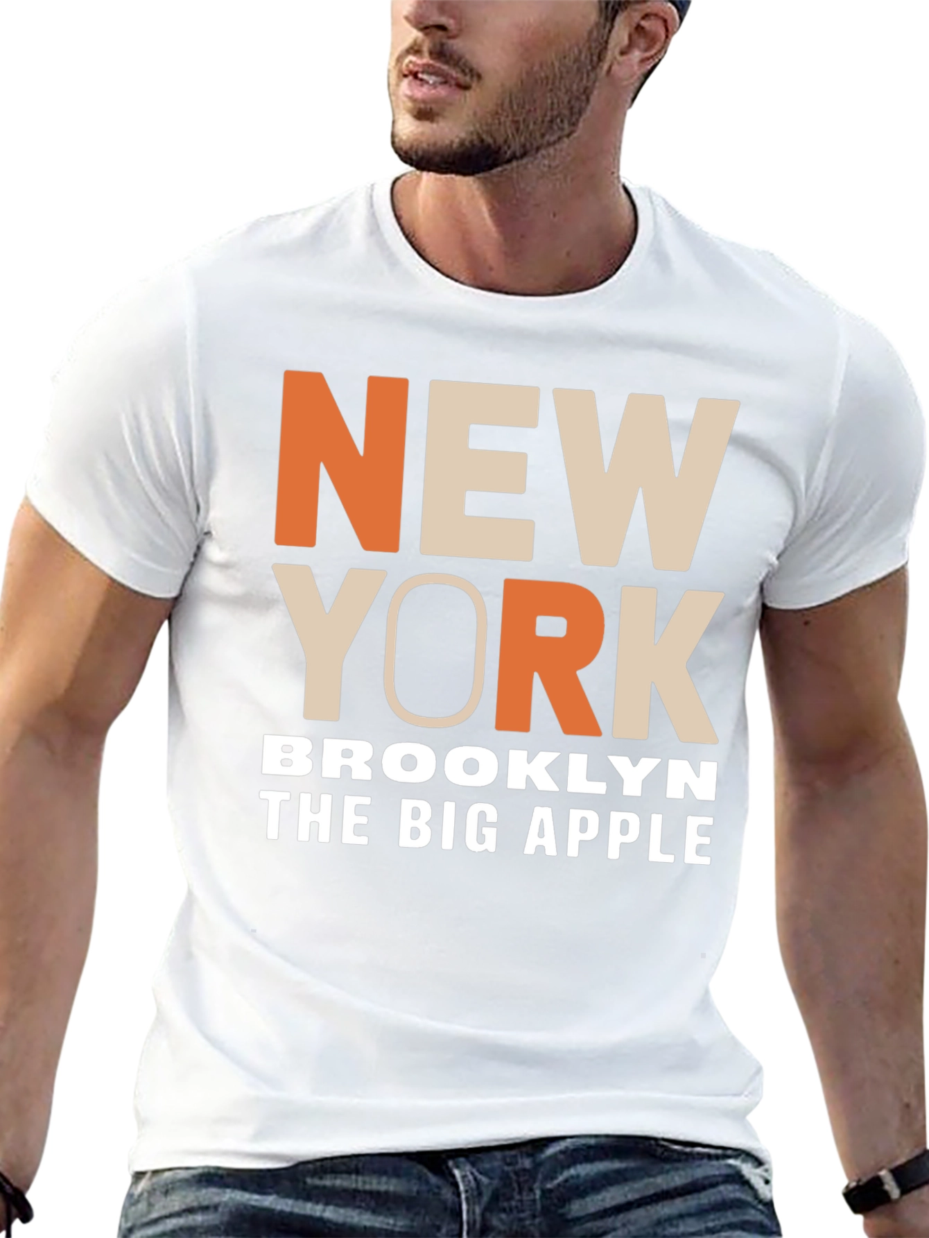 New York Brooklyn Big Apple T-Shirt
