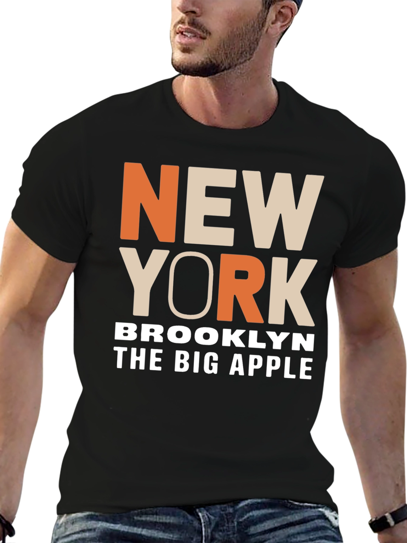 New York Brooklyn Big Apple T-Shirt