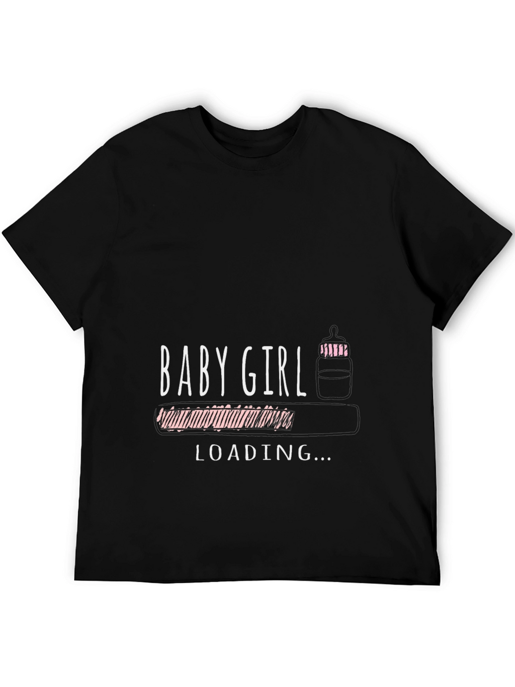 Baby Girl Loading T-Shirt - Expecting Mom Tee