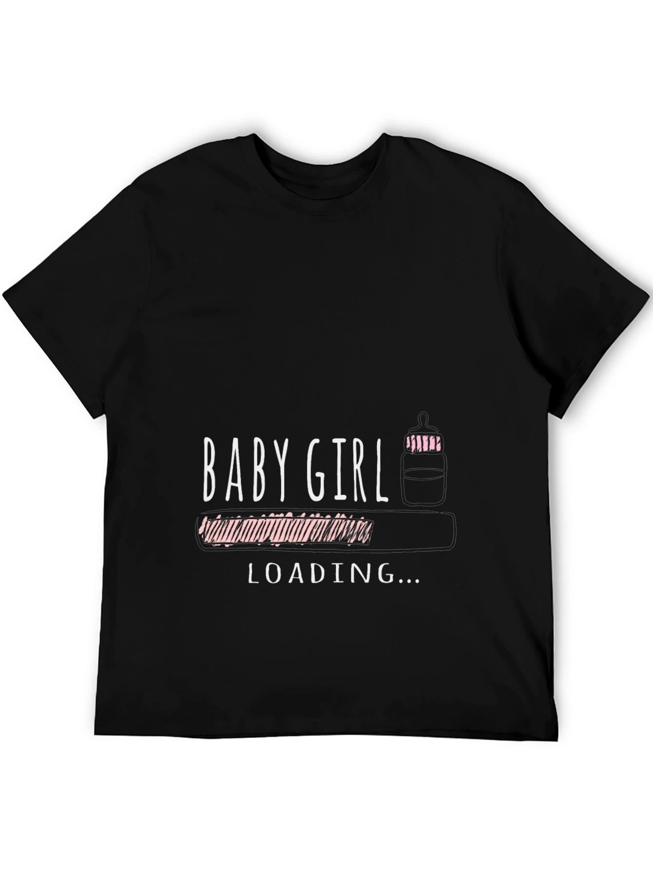 Baby Girl Loading T-Shirt - Expecting Mom Tee
