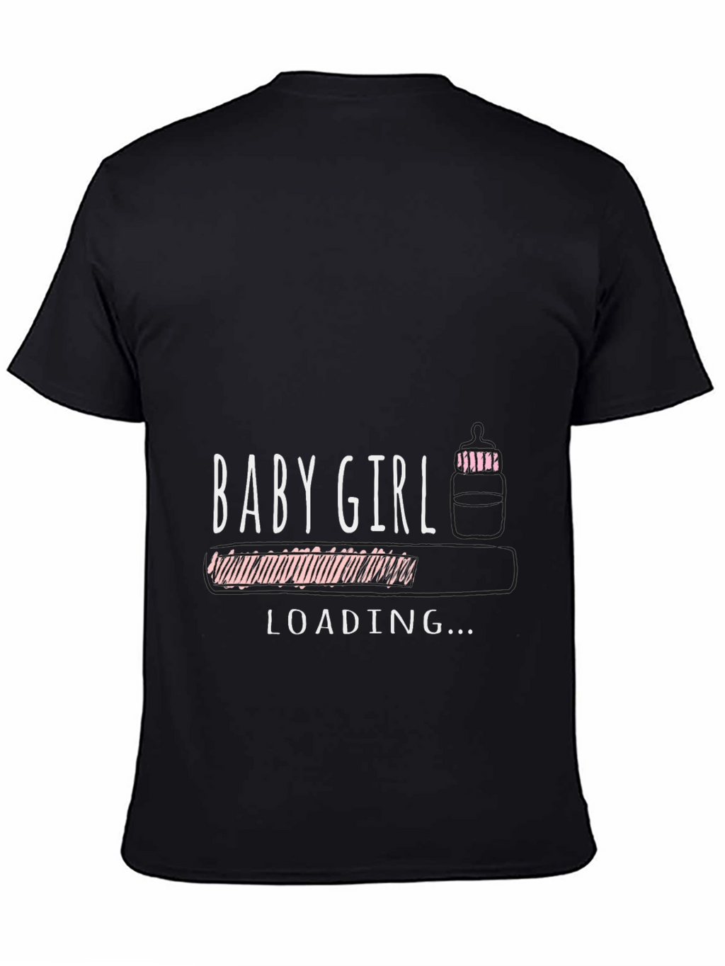 Baby Girl Loading T-Shirt - Expecting Mom Tee