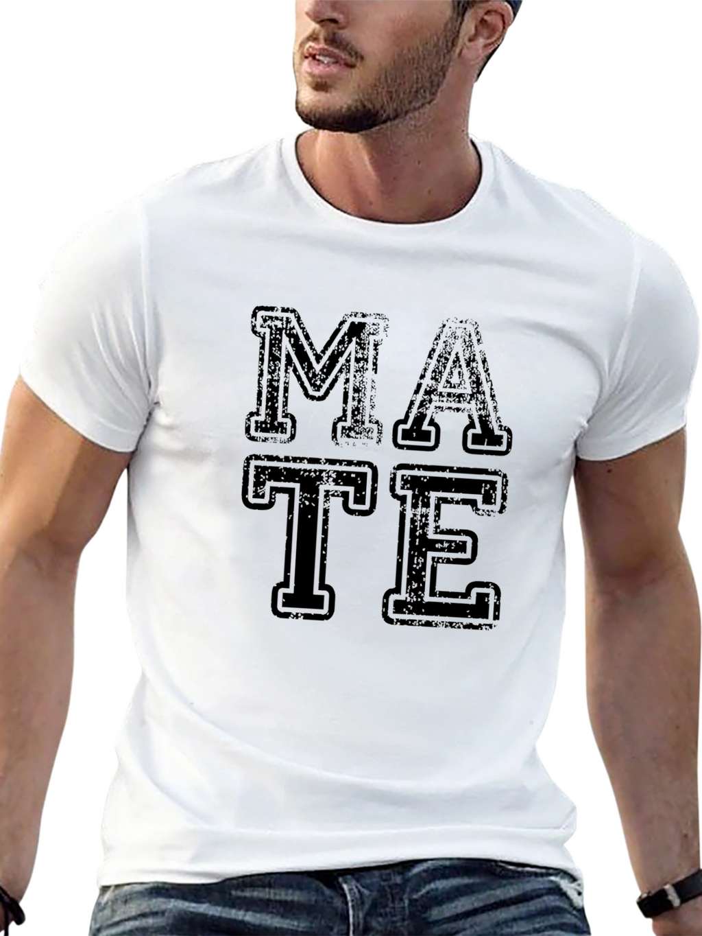 MATE Graphic Tee - Black Cotton T-Shirt