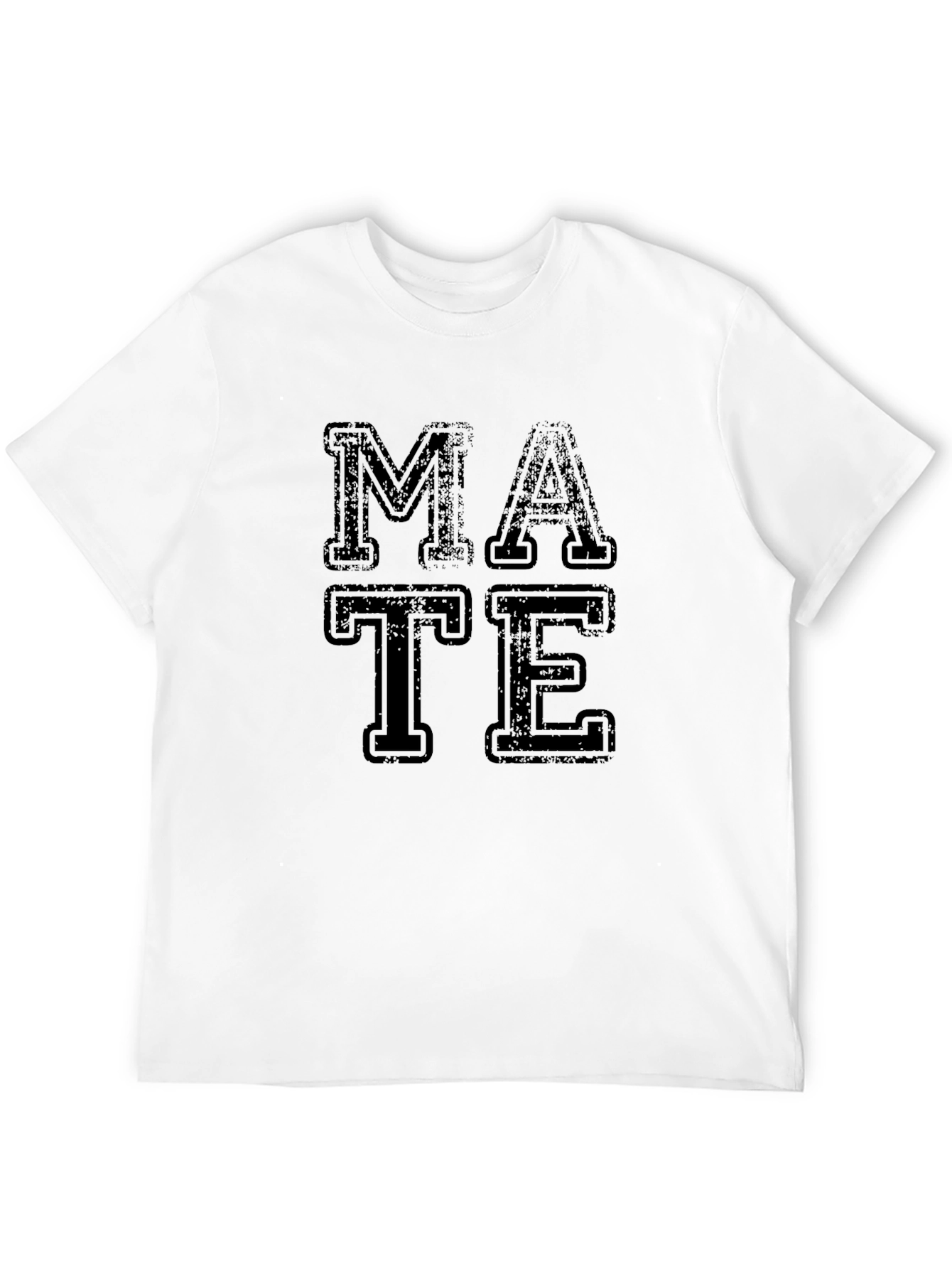 MATE Graphic Tee - Black Cotton T-Shirt