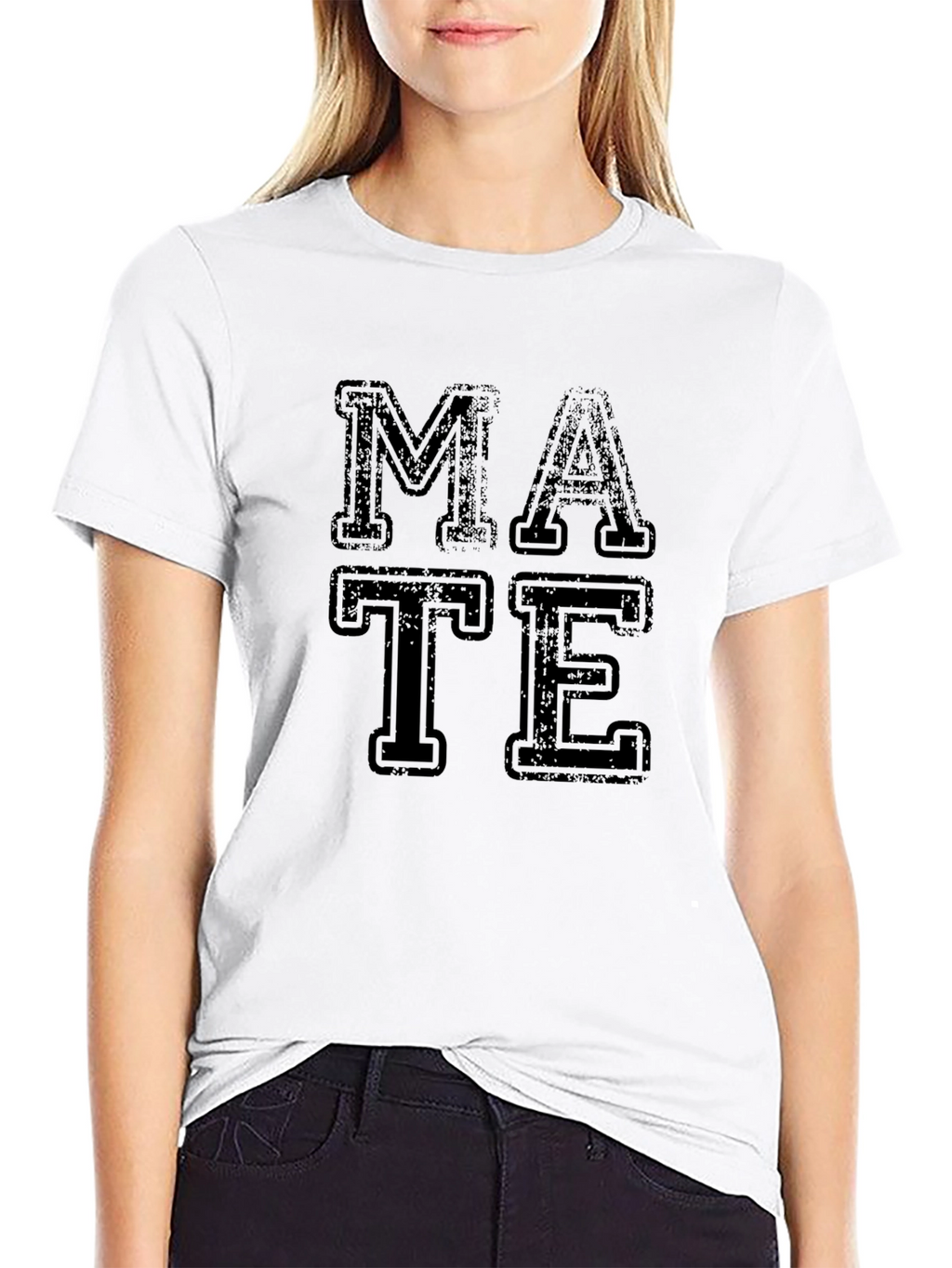MATE Graphic Tee - Black Cotton T-Shirt