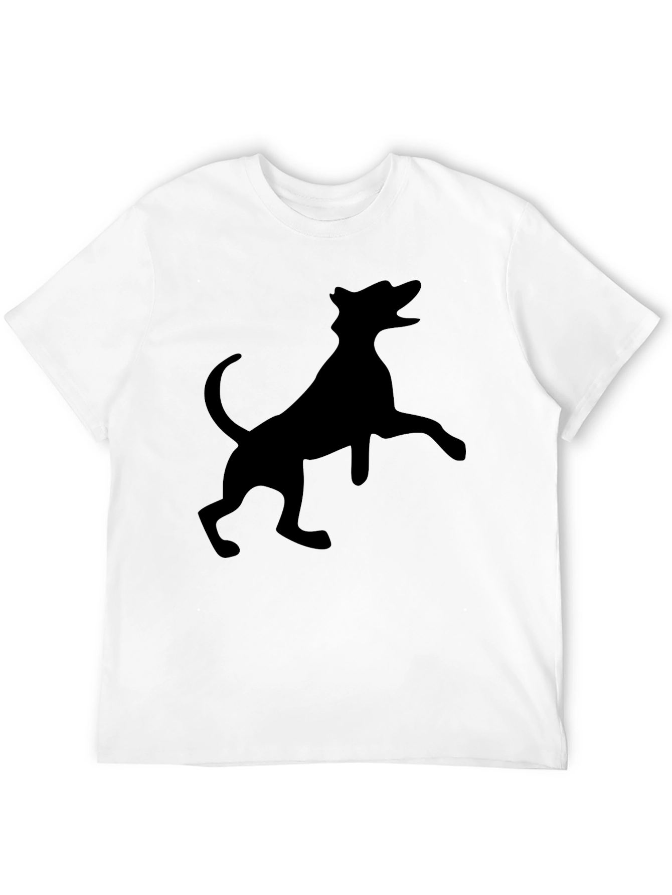 Black Dog Silhouette Graphic Tee