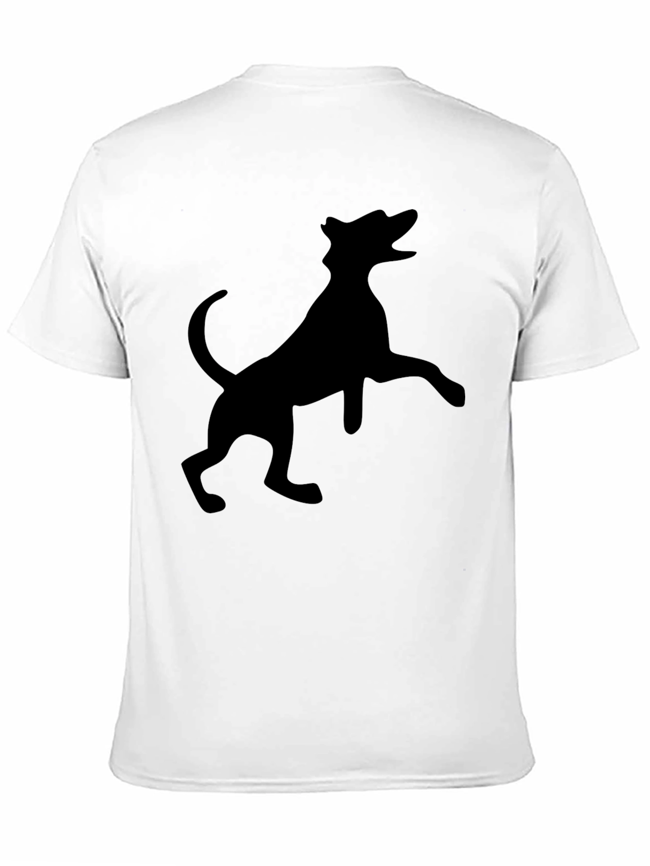 Black Dog Silhouette Graphic Tee